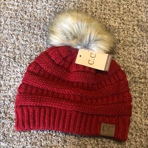 Red CC Beanie